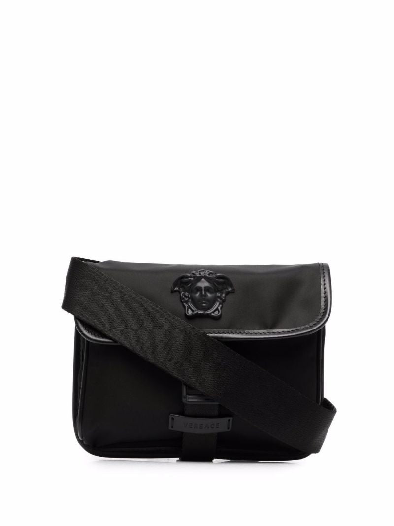 Black Small La Medusa Messenger Bag