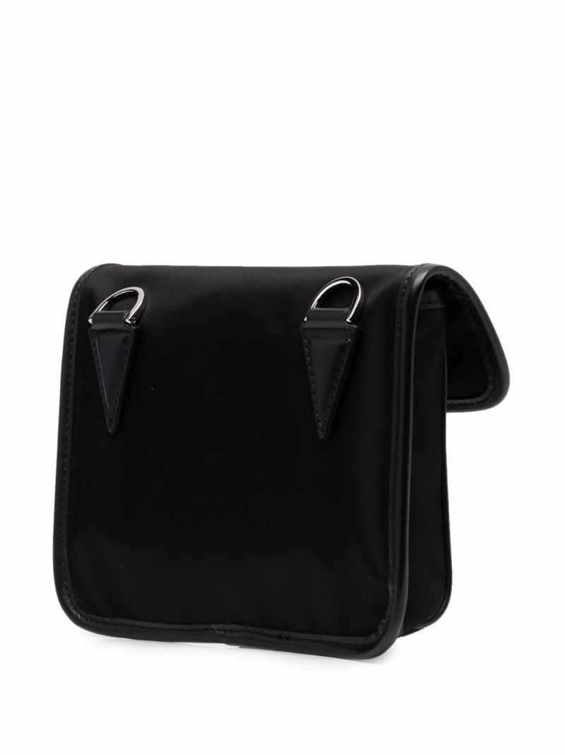Black Small La Medusa Messenger Bag