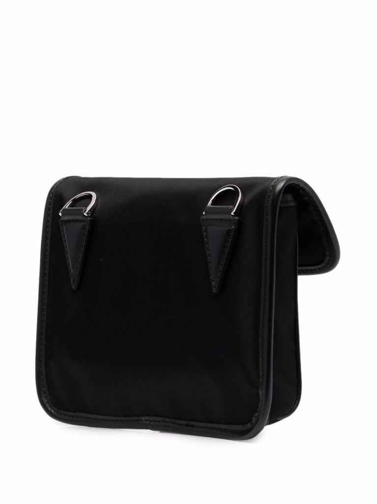 Black Small La Medusa Messenger Bag