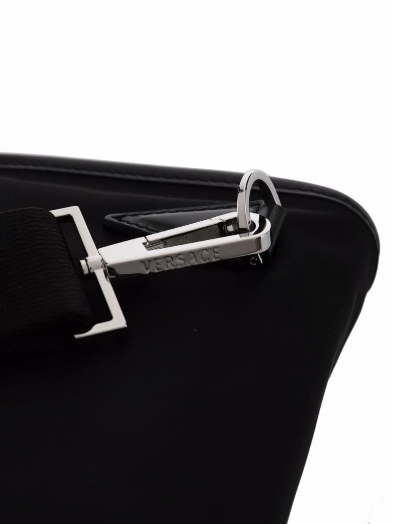 Black Small La Medusa Messenger Bag