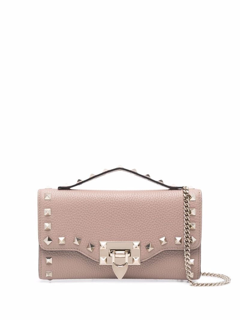 Pink Rockstud Clutch Bag