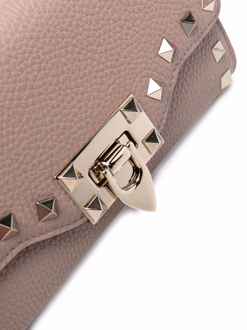 Pink Rockstud Clutch Bag