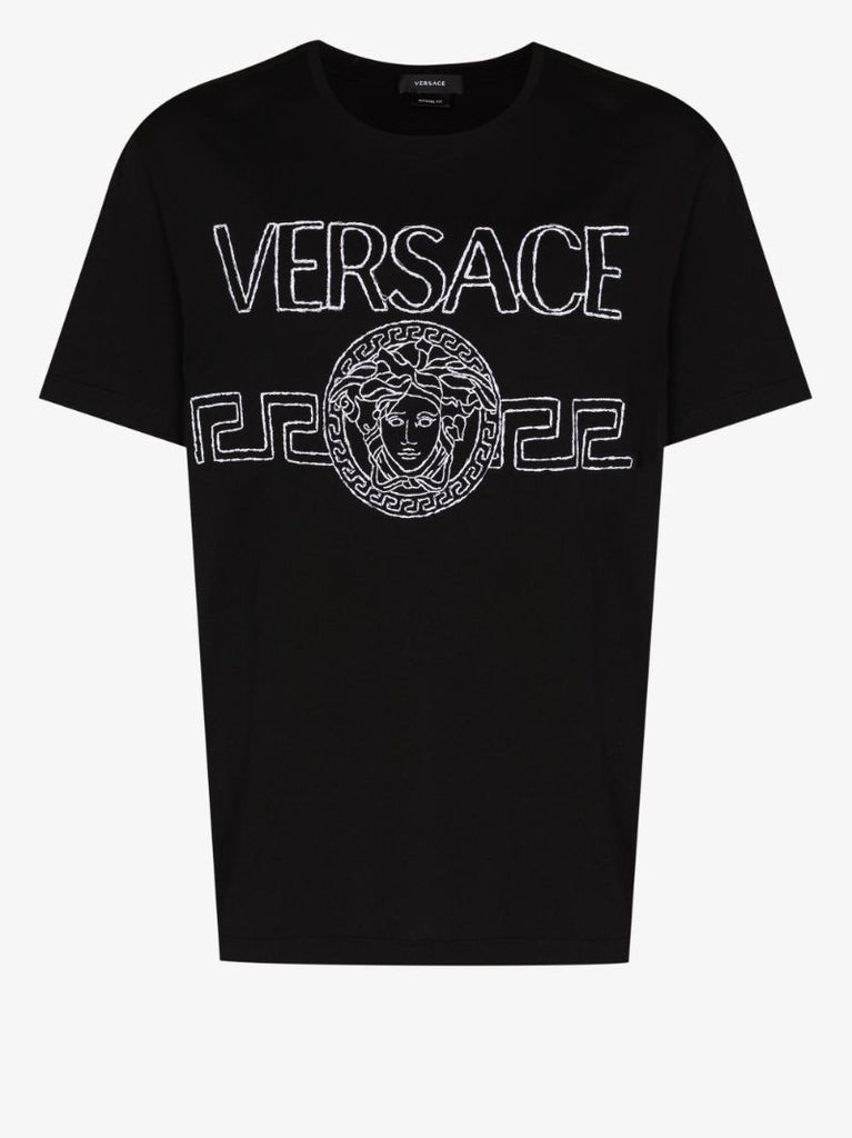 Logo Embroidered Cotton T-shirt