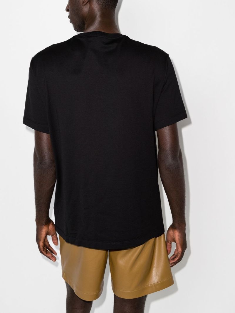 Logo Embroidered Cotton T-shirt