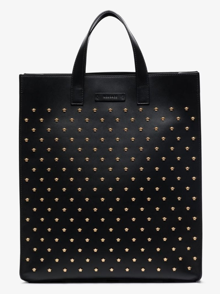 Medusa Head Studded Tote Bag