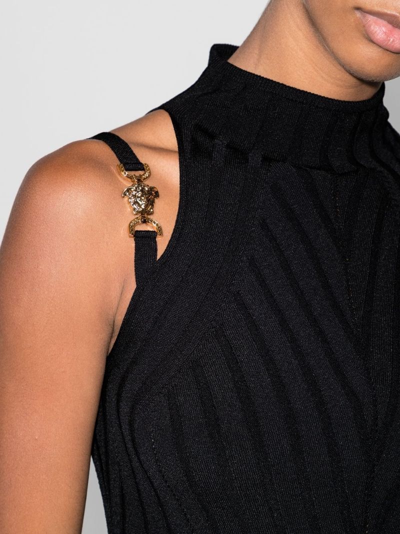 Ribbed Knit Mini Dress