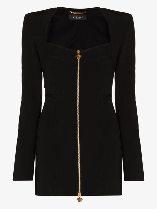 Medusa Zip Mini Dress