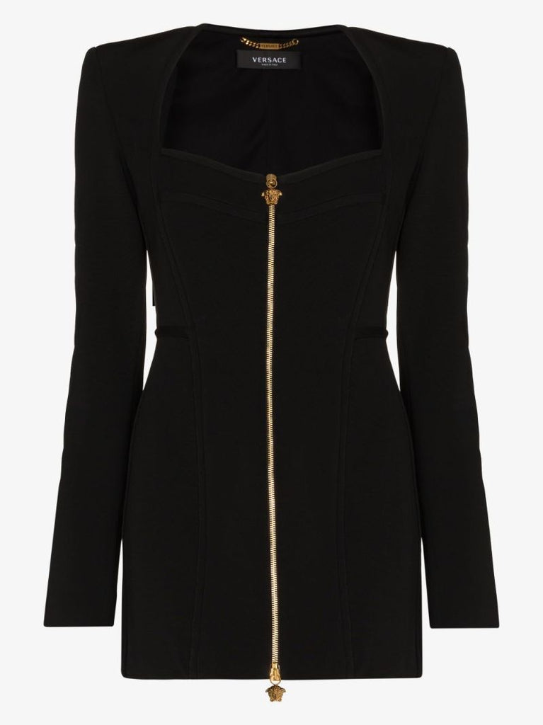 Medusa Zip Mini Dress