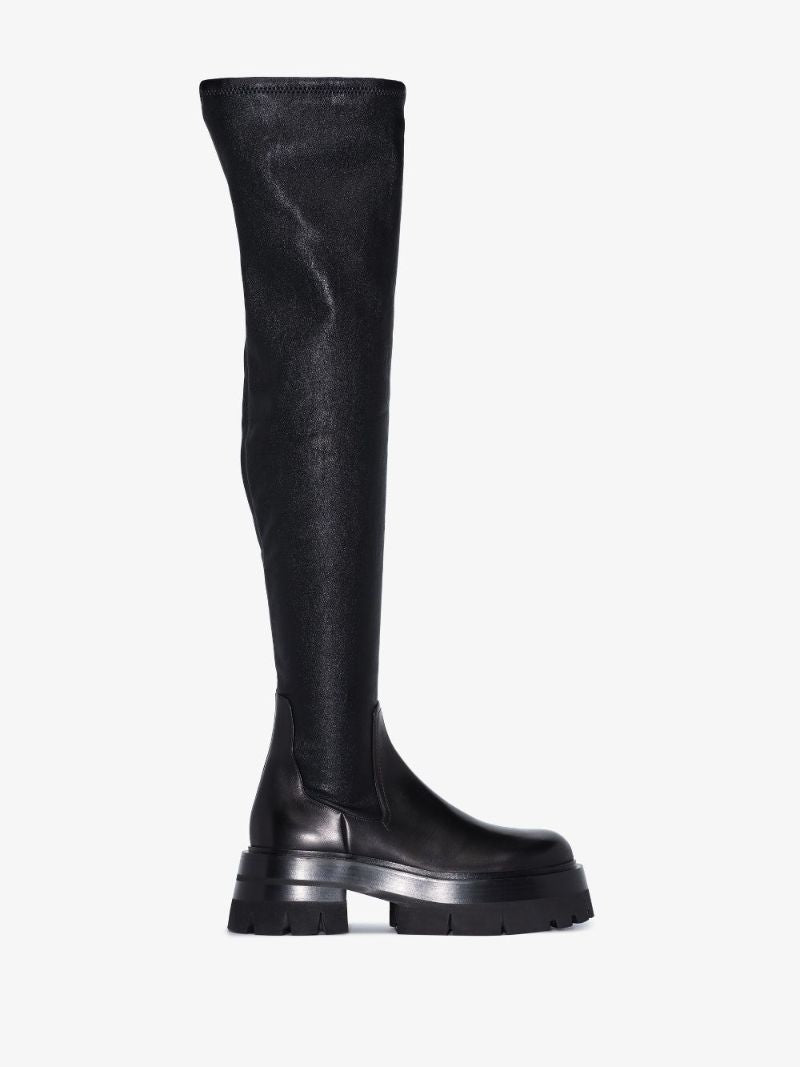Black Leonidas Thigh-high Boots