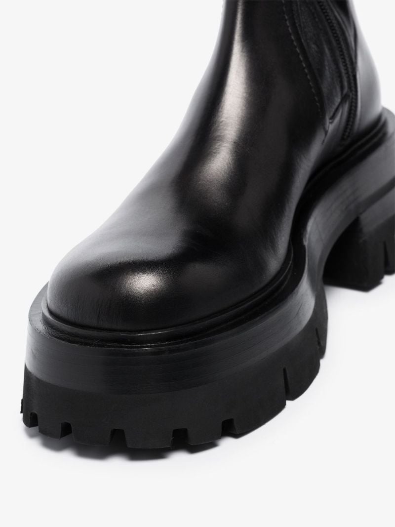 Black Leonidas Thigh-high Boots