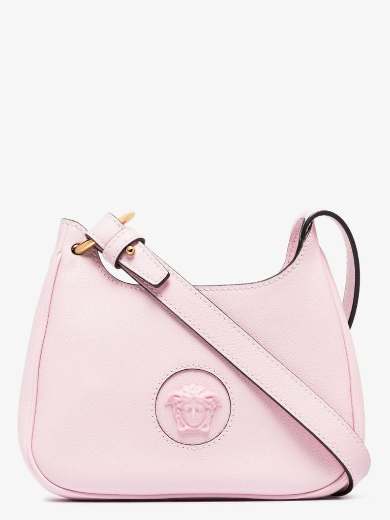 Pink La Medusa Small Leather Cross Body