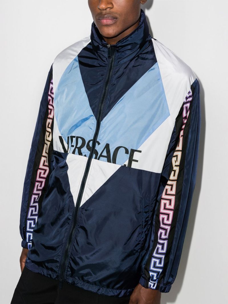 Colour Block Logo Track Jacket