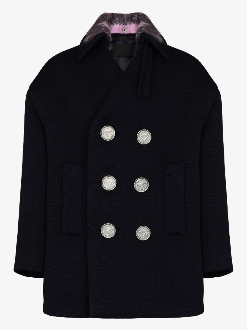 Double-breasted Wool Peacoat