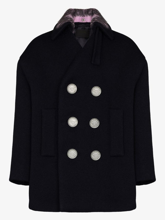Double-breasted Wool Peacoat