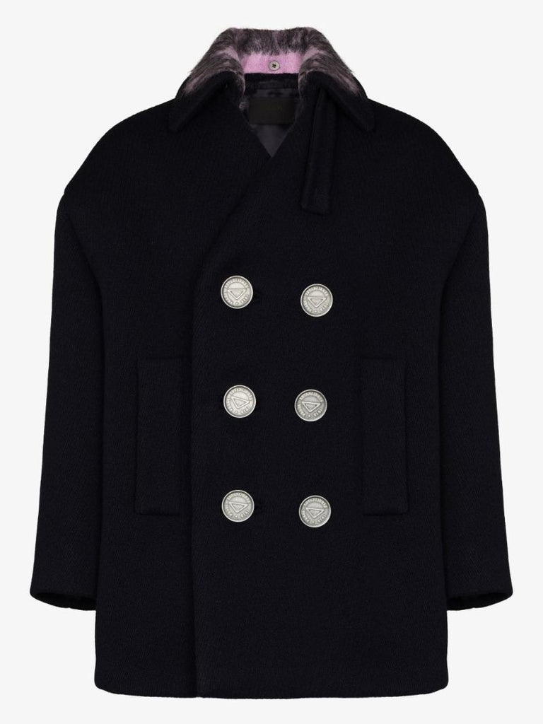 Double-breasted Wool Peacoat