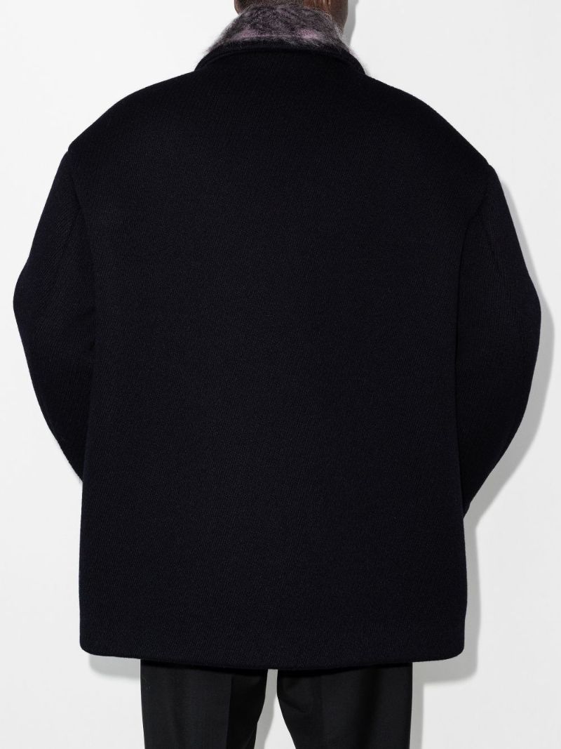 Double-breasted Wool Peacoat