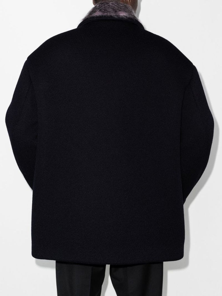 Double-breasted Wool Peacoat