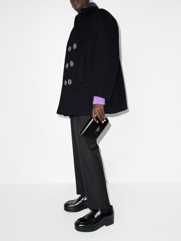 Double-breasted Wool Peacoat