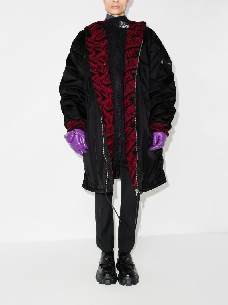 Re-nylon Hooded Parka Coat