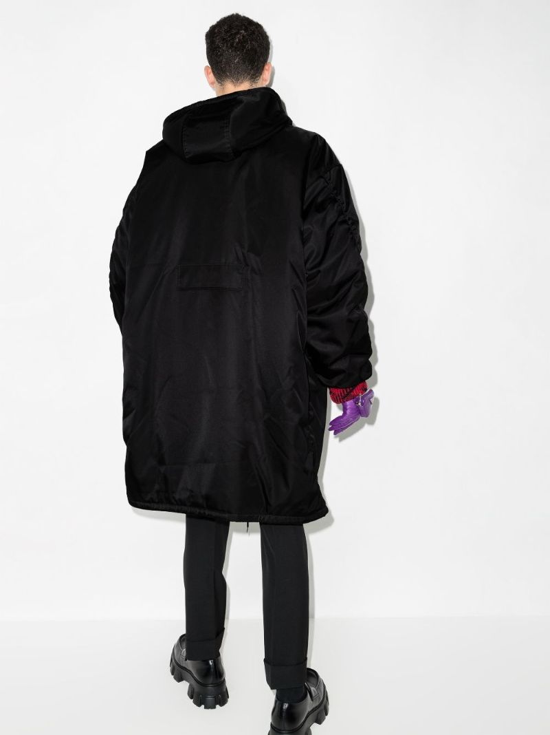 Re-nylon Hooded Parka Coat