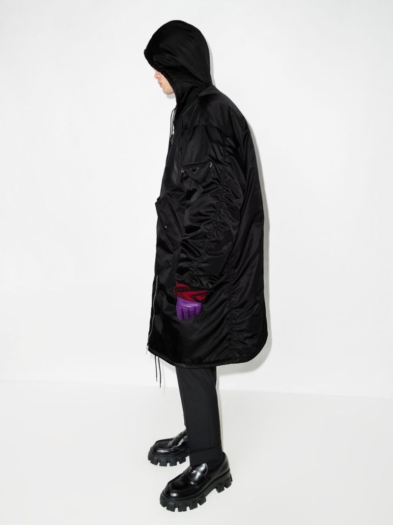Re-nylon Hooded Parka Coat
