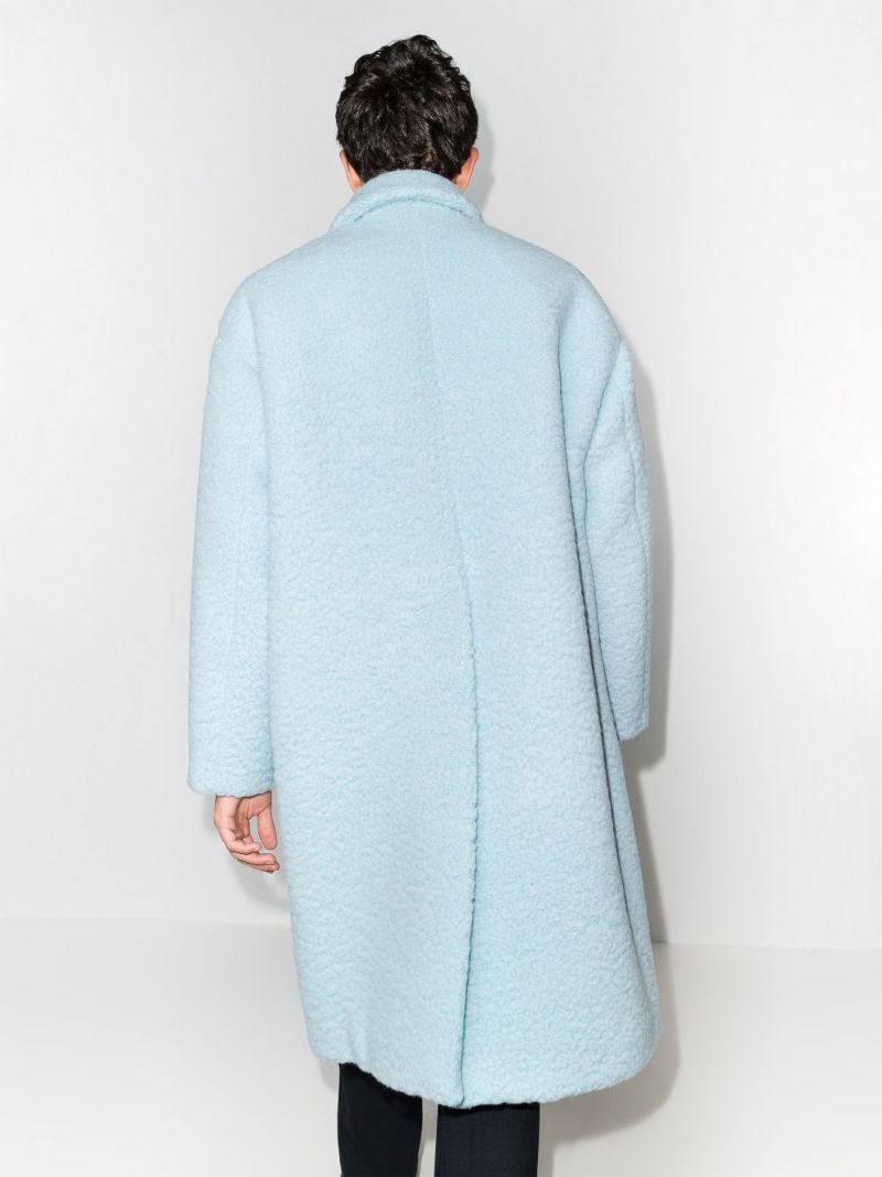 Single-breasted Teddy Coat