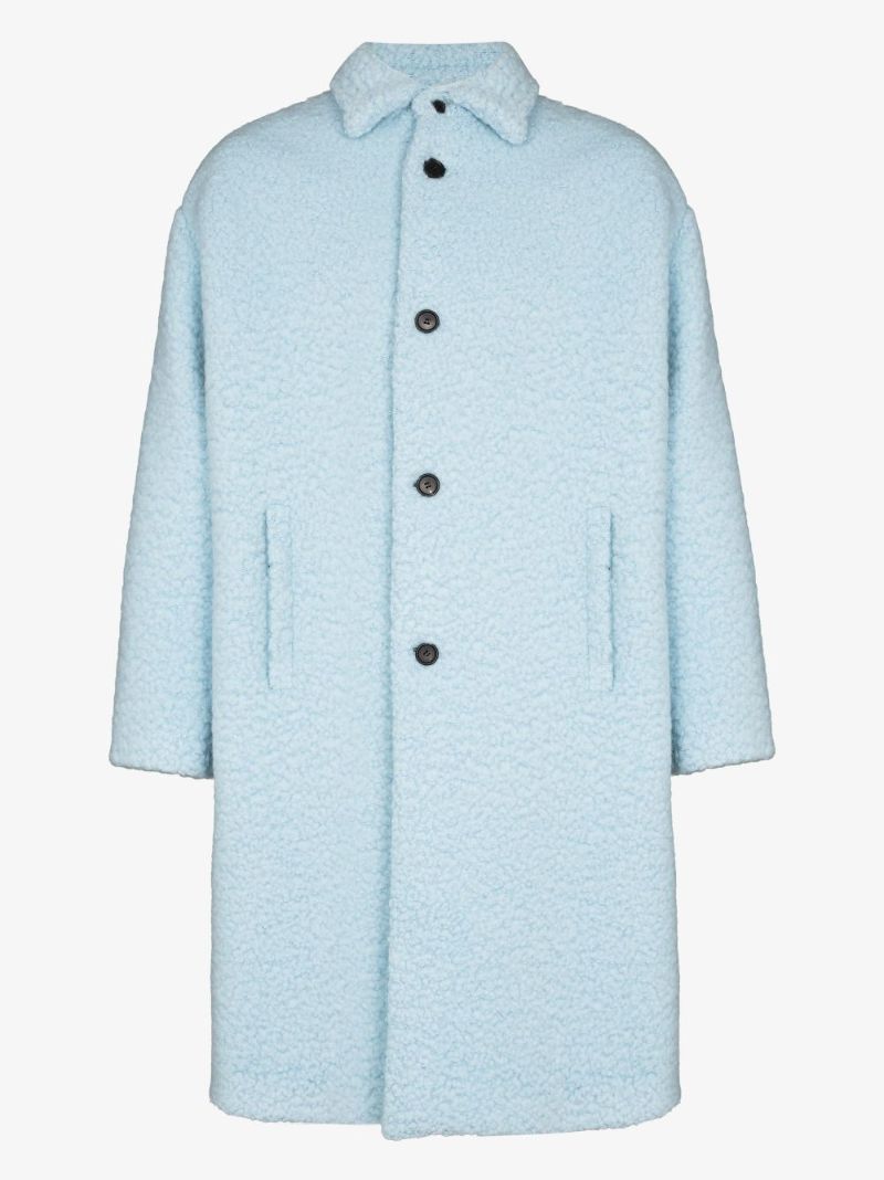 Single-breasted Teddy Coat
