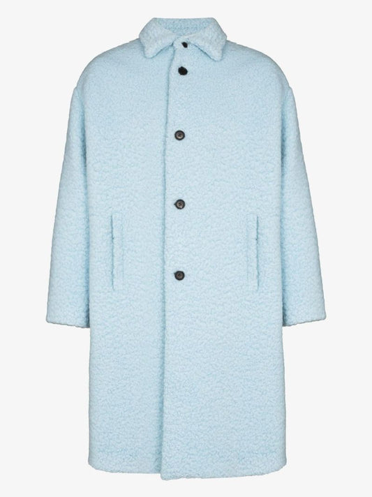Single-breasted Teddy Coat