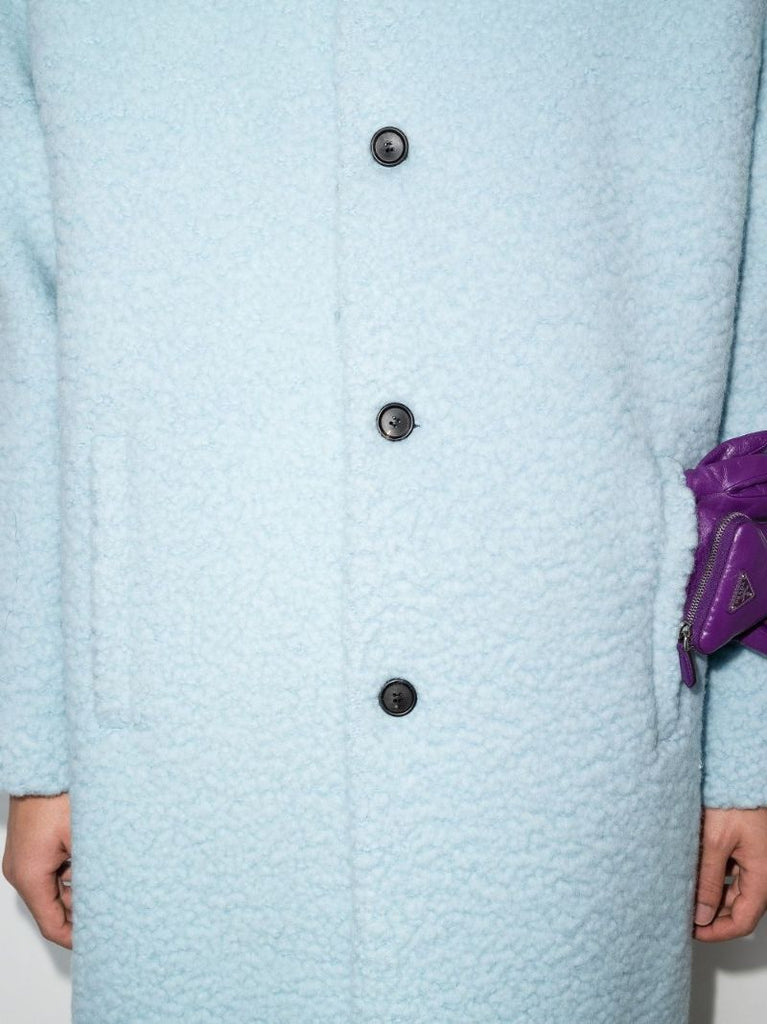 Single-breasted Teddy Coat