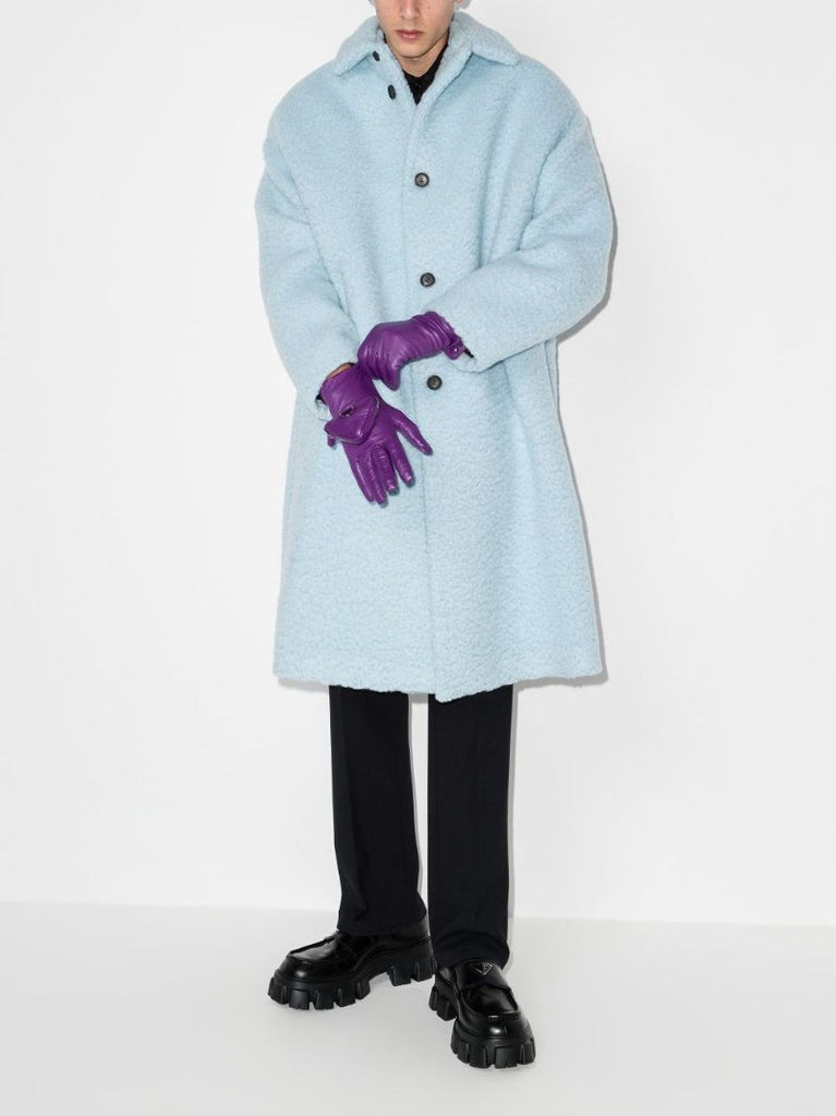 Single-breasted Teddy Coat
