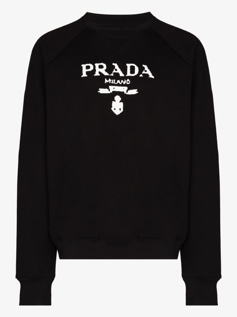 Logo Print Cotton Sweater