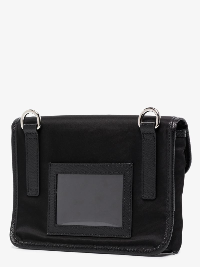 Black Logo Plaque Small Cross Body Bag