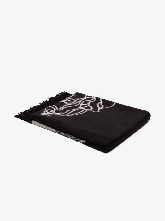 Grey Greca Blanket