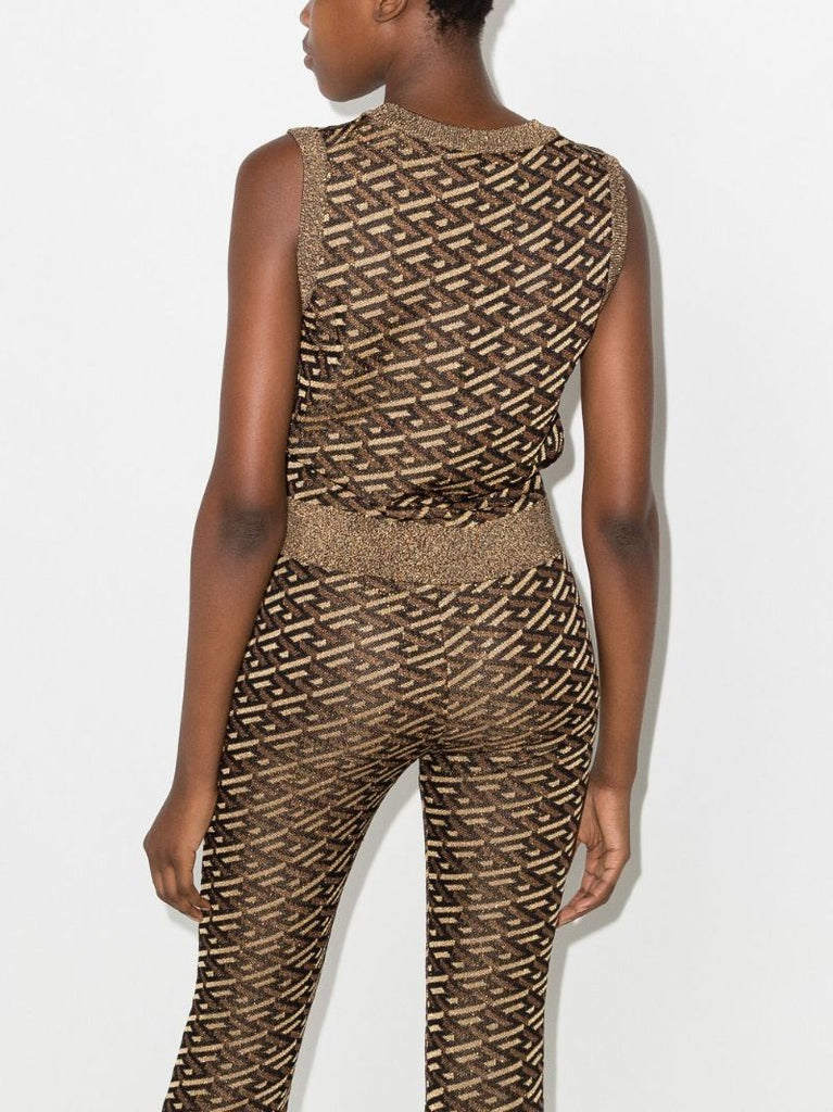 La Greca Knitted Sweater Vest