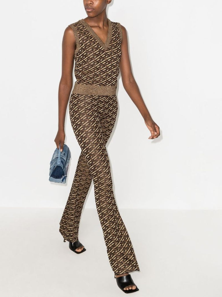 La Greca Knitted Sweater Vest