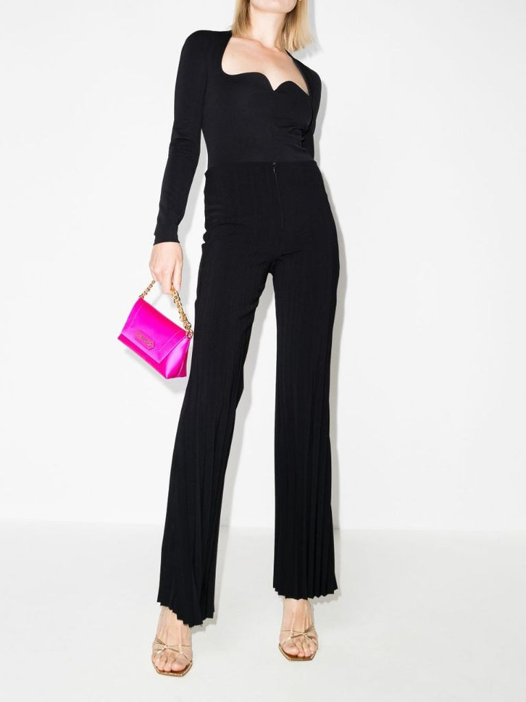Sweetheart-neck Bodysuit