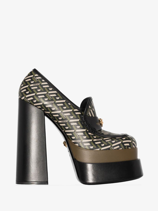 Black Greca 155 Platform Loafers