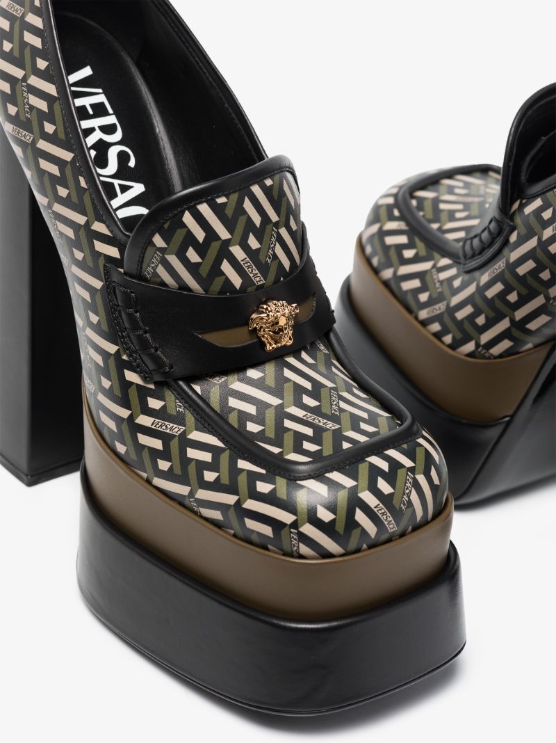 Black Greca 155 Platform Loafers