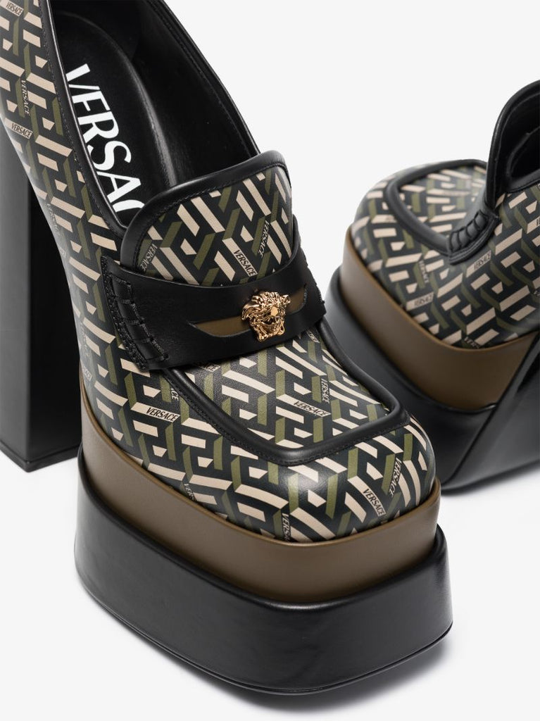 Black Greca 155 Platform Loafers
