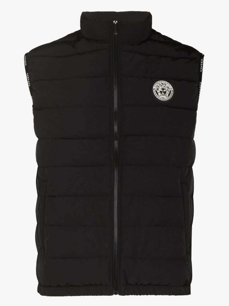 Medusa Logo Padded Gilet