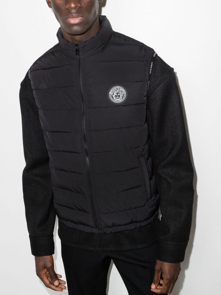 Medusa Logo Padded Gilet