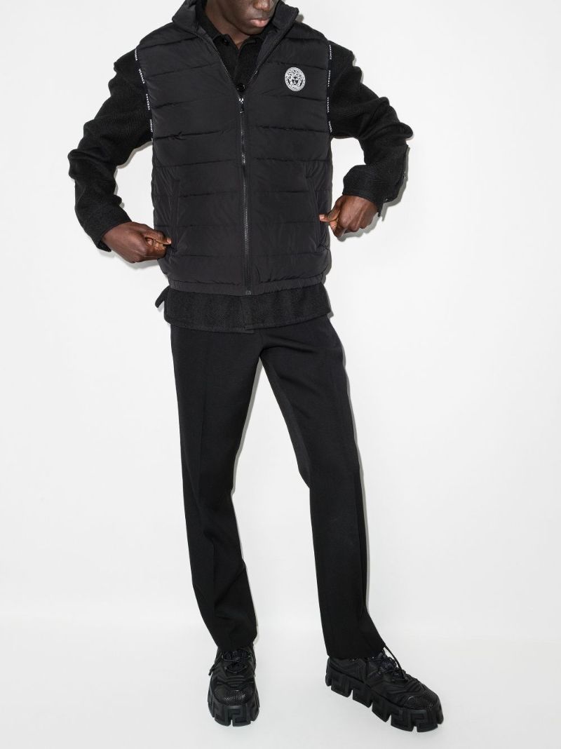 Medusa Logo Padded Gilet