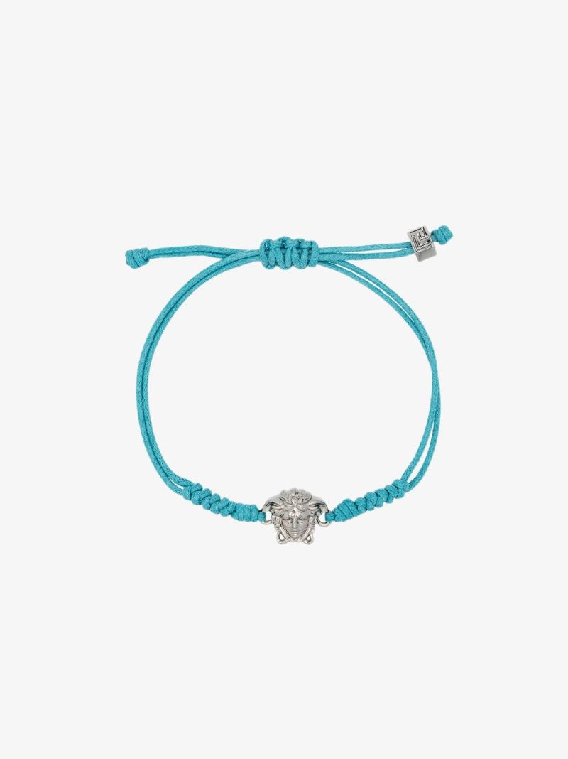 Blue Medusa Braided Bracelet