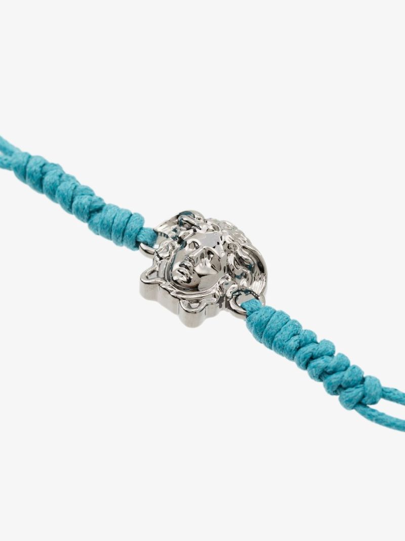 Blue Medusa Braided Bracelet