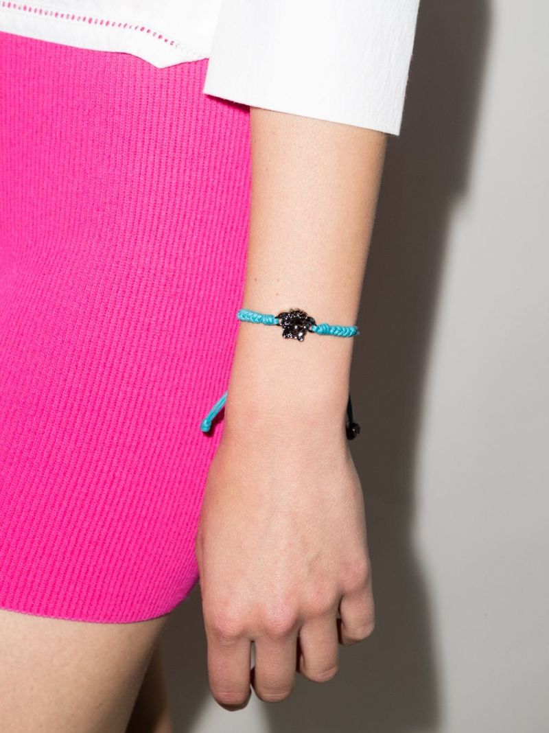 Blue Medusa Braided Bracelet