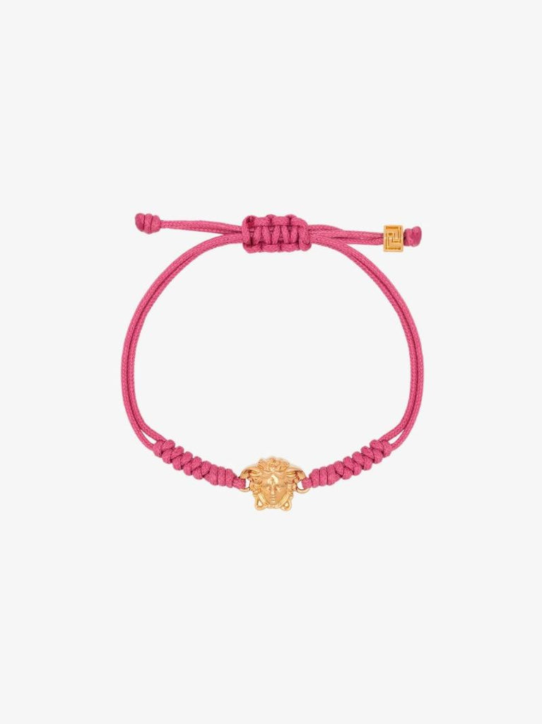 Pink  Medusa Braided Bracelet
