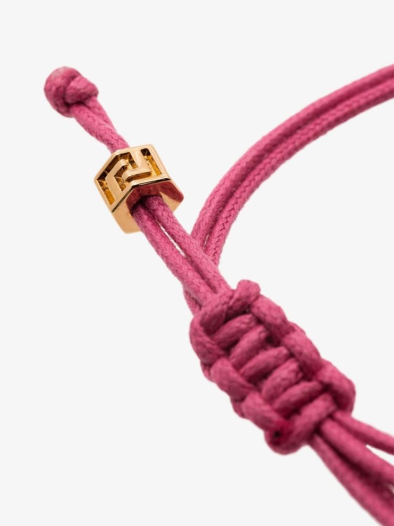 Pink  Medusa Braided Bracelet