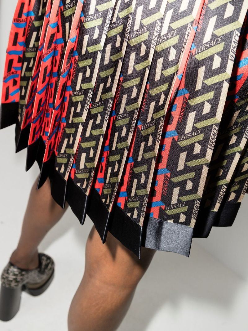 Monogram Printed Mini Skirt