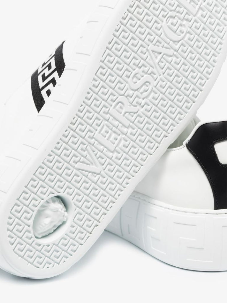 White Greca Leather Sneakers