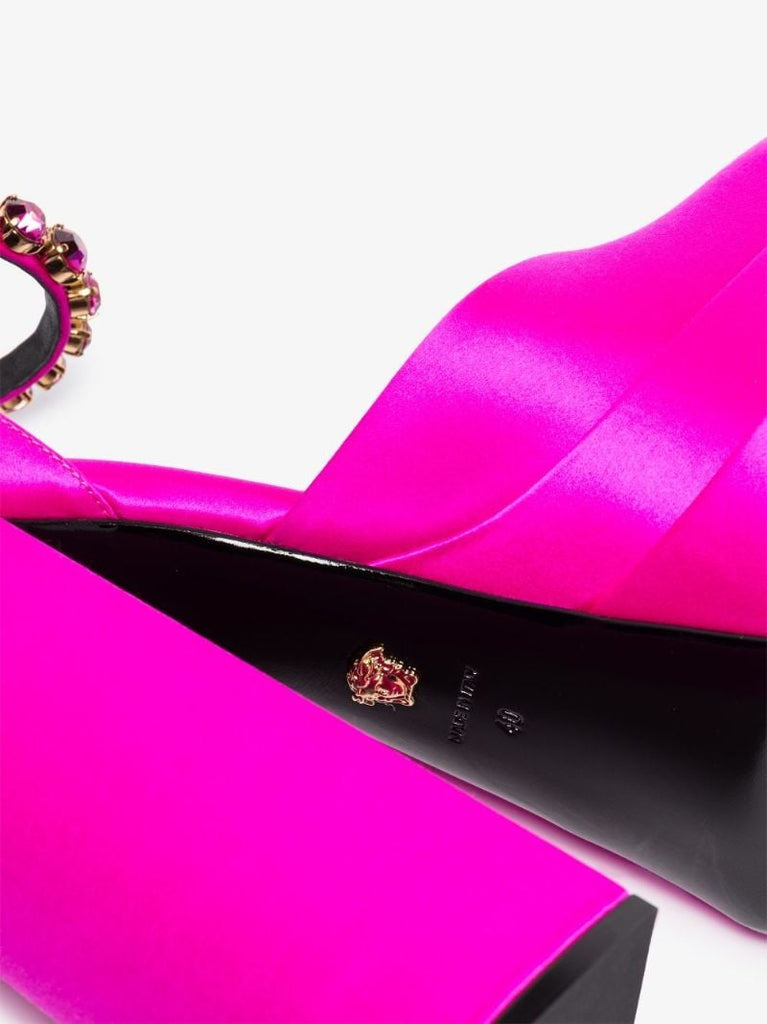Pink Medusa Aevitas 155 Platform Satin Pumps